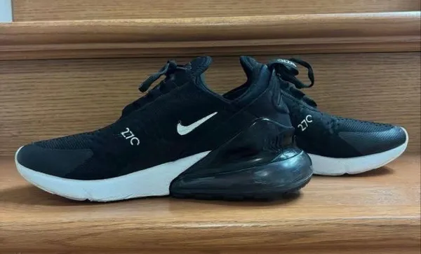 Nike Air Max 270 Black and White Sneakers - Image 6