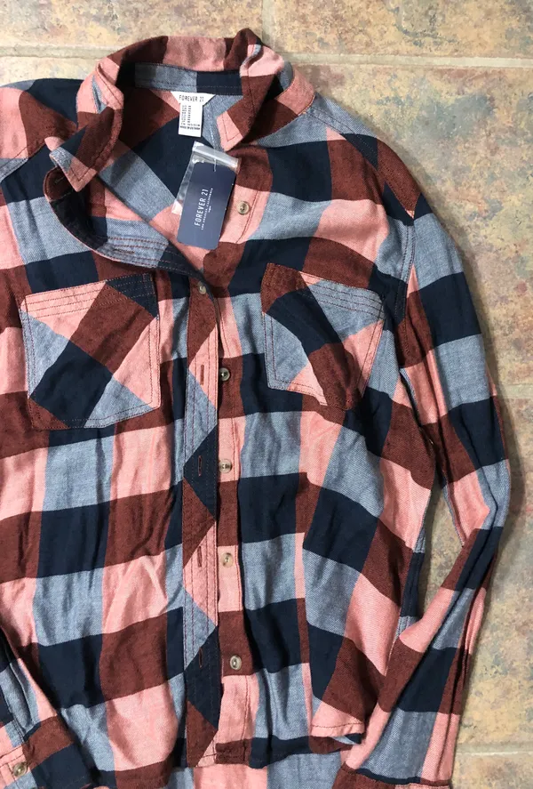 Forever 21 Plaid Flannel - Image 3