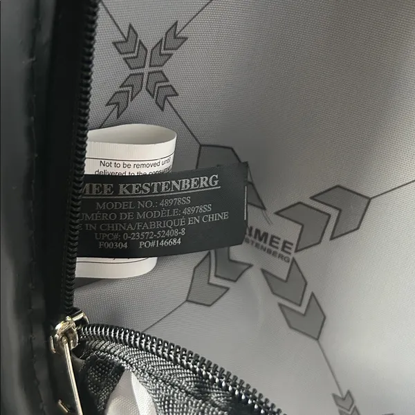 Aimee Kestenberg Grey Mini Hard-case Travel Luggage Bag - Image 5