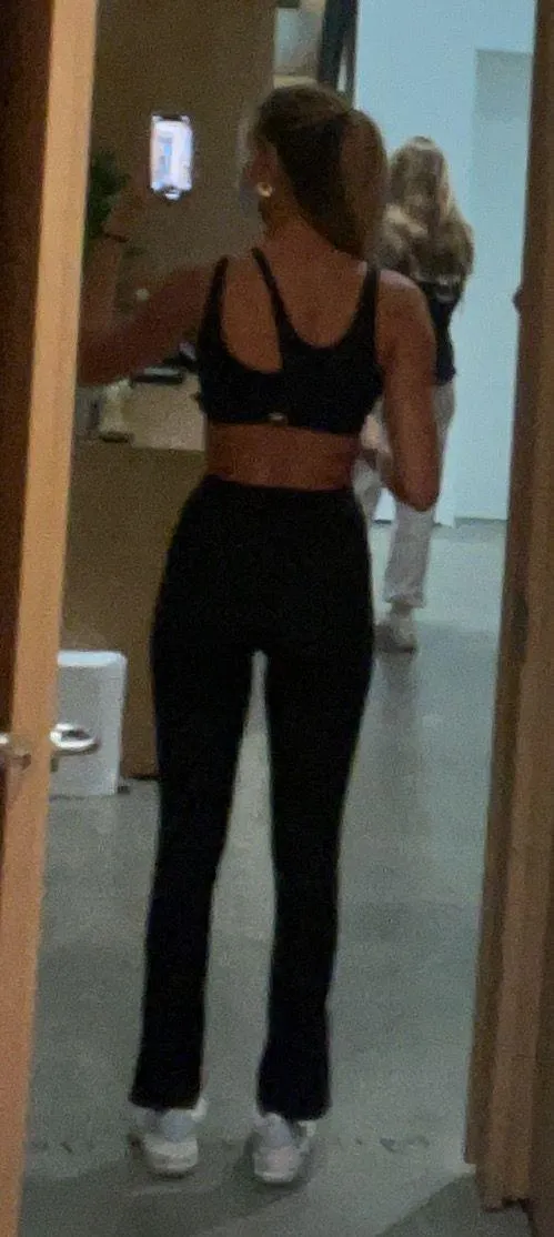 ZARA Flare Leg Black Pants - Image 6