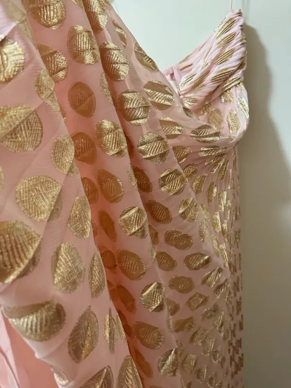 Alexis Maryana Maxi Dress Gown S/M/L Murex Pink Blush Gold Vacation S - Image 8