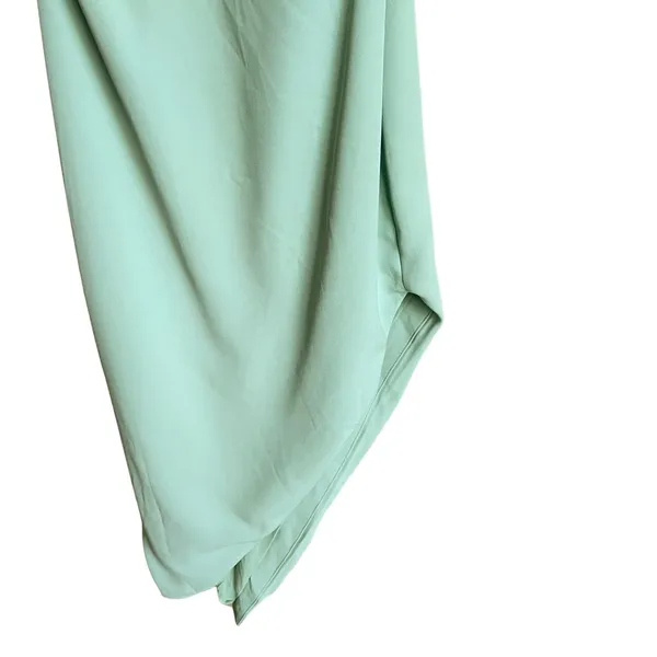 Astr Jodie Dress Mint Size Medium Asymmetrical Crisscross Strap Keyhole Wedding - Image 5
