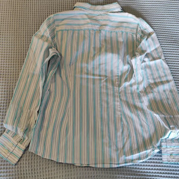 Ladies Tommy Hilfiger Stipe Oxford Top - Image 3