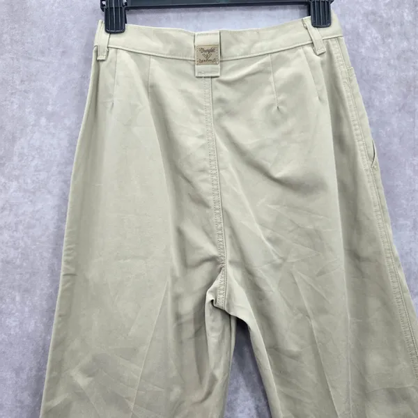 Wrangler Casual Tan Long Tapered Business Cotton Work Formal Pleat Pants 6x36‎ - Image 6