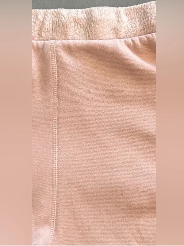 Free People Kelly Fleece-Lined Lounge Shorts | Pink - Image 5