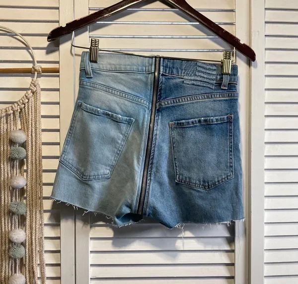 Revice Denim Two Tone Shorts - Image 3