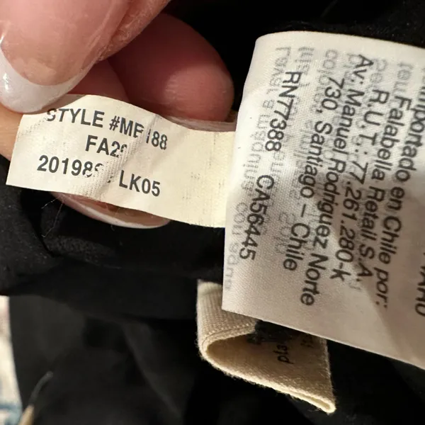 Madewell Drapey Paperbag Business Casual Black High Rise Waist Pants 6 - Image 4