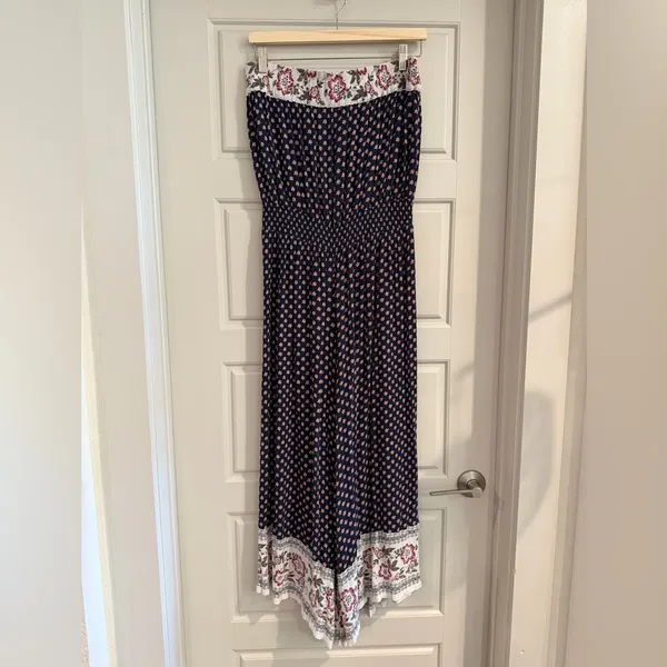 Chelsea & Violet‎ Boho Strapless Jumpsuit MEDIUM - Image 2