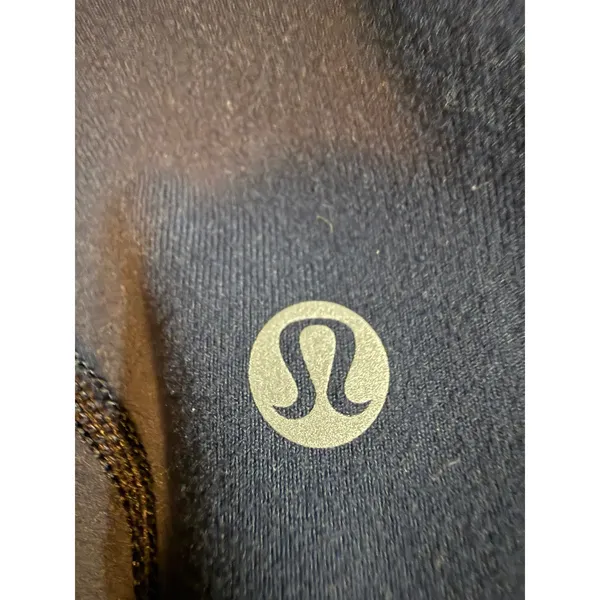 Lululemon High Rise Crop Leggings Navy Blue Women's‎ Size 4 - Image 5