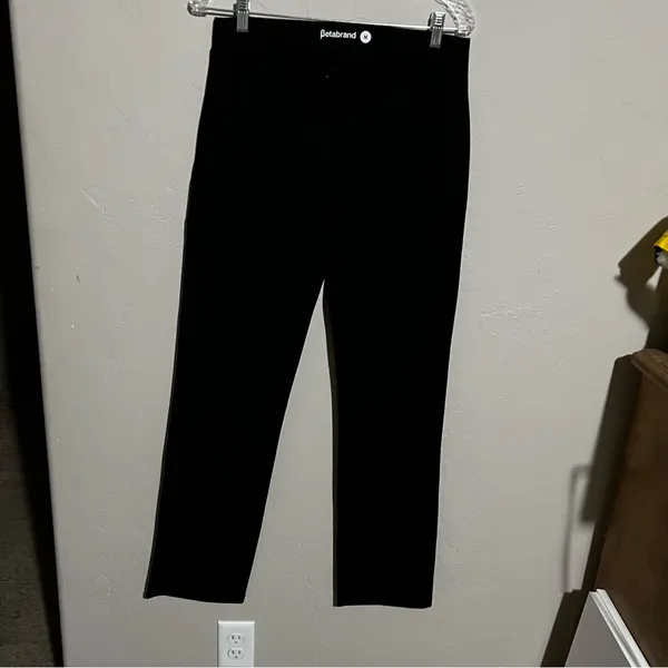 Betabrand Black‎ DPYP Straight Dress Yoga Pants - Image 6