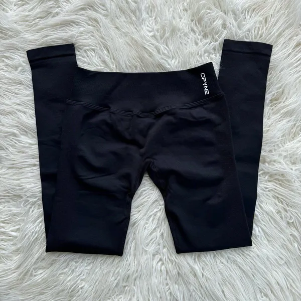 DFYNE Impact Leggings Midnight Black Size Small - Image 5