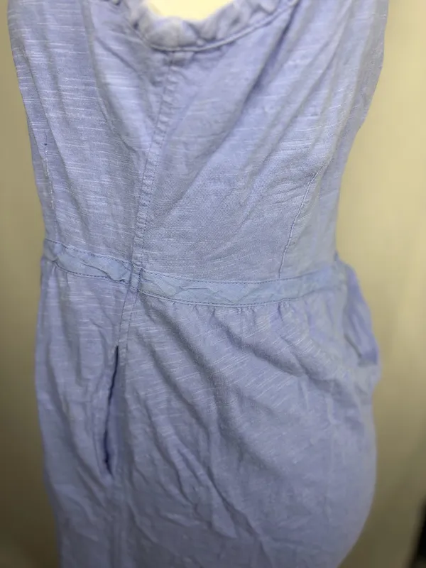 J.Crew Light Blue Sleeveless Dress - Image 3