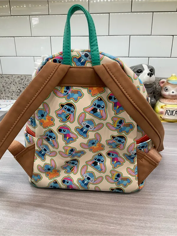 Loungefly Disney Lilo & Stitch Decade Outfits Mini Backpack‎ - Image 4