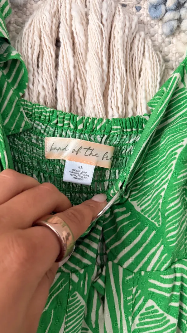 TJ Maxx Dress Midi Green Size XS - Image 2