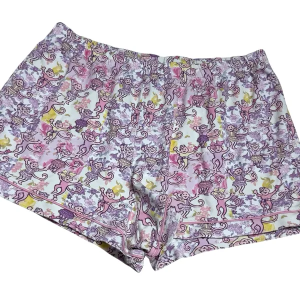 Roller Rabbit x LoveShackFancy Preppy Patchwork Polo Pajama‎ Set Dainty M - Image 6