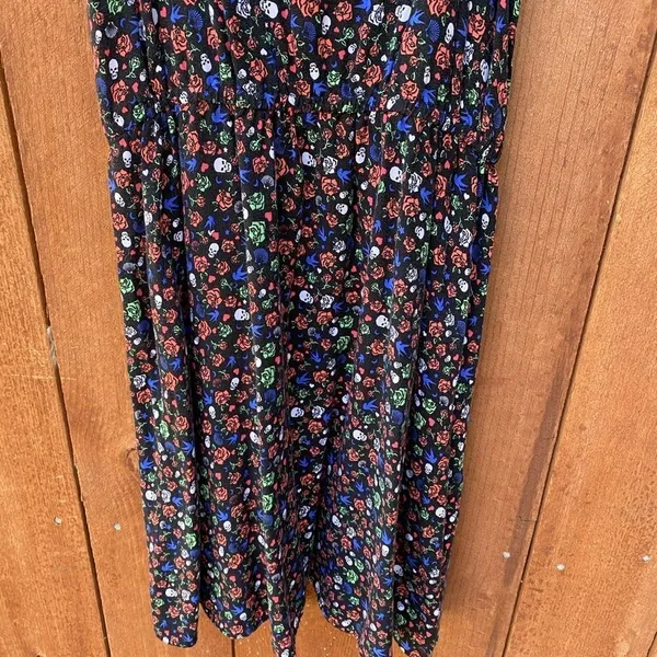 Divided H&M Floral Skulls Dress‎ - Image 6