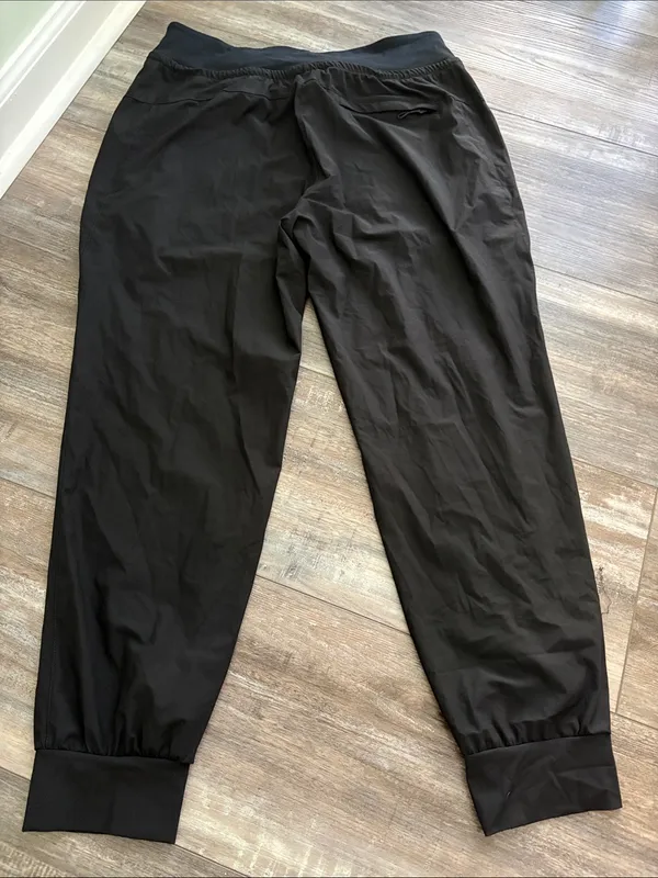Baleaf Women's Lightweight Black Hiking Pants with 5 Zippered Pockets large - Image 12