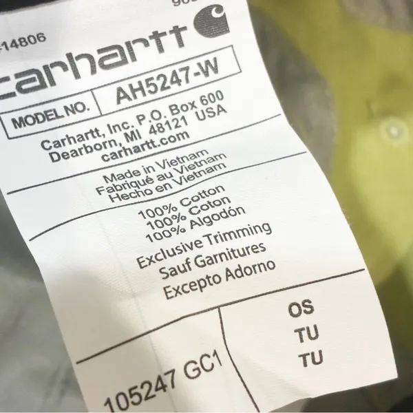Carhartt Women's Canvas Script Graphic Baseball‎ Cap Hat Green AH5247-W New - Image 4