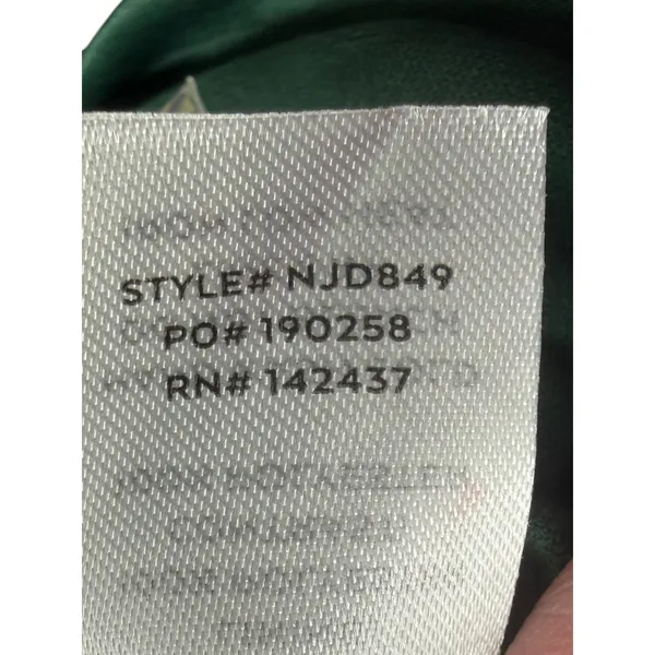 NWT Lulus Emerald Green Sequin Floral Halter Backless Mini Dress Size Small - Image 15