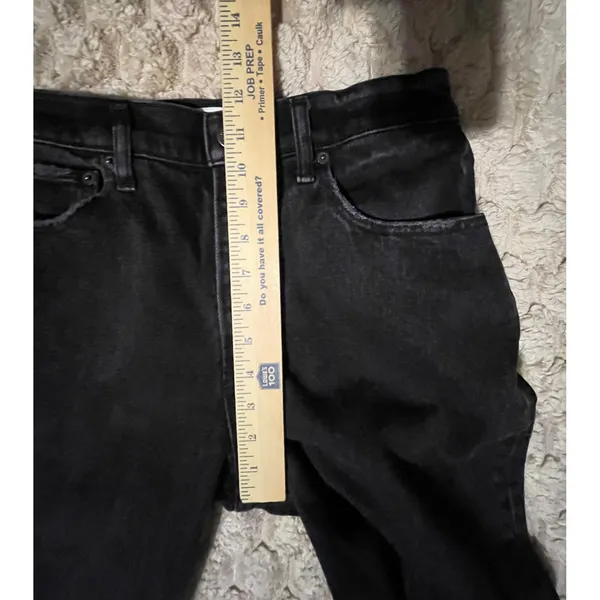 Abercrombie & Fitch High Rise Mom Jeans‎ Washed Black 26/2L 15500912 - Image 7