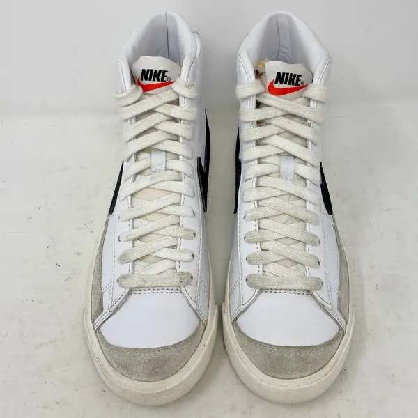 Nike Blazer Mid Womens Size 5.5 Sneakers White Black - Image 3