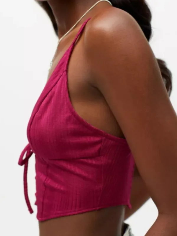 URBAN OUTFITTERS Sexy Corset Streetwear Y2K 1990s Casual Grunge Cami Tank Top - Image 4