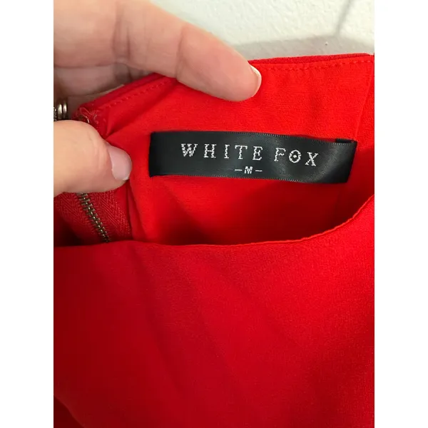 White‎ Fox Boutique Red Mini Dress size medium - Image 2