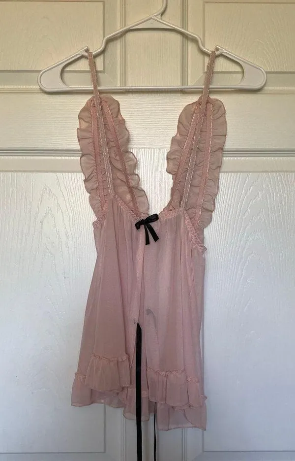 lingerie teddy top Pink Size XL - Image 2