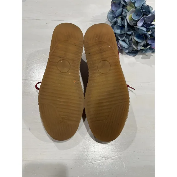 Post Xchange Suede‎ Sneakers Casual Shoes Gum Soles Red Size 38 - Image 8