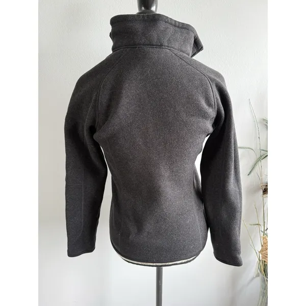 Patagonia Better Sweater 1/4 Zip Womens‎ Sz XS Gray Logo Pullover - Image 3