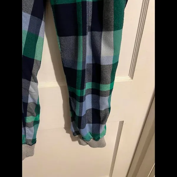 Aerie Plaid Flannel Jogger Pants - Medium Long - Image 4