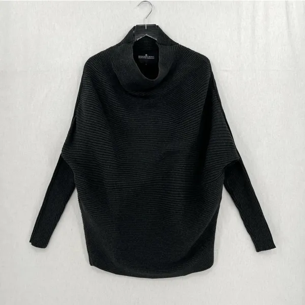 Designers Remix Charlotte Eskildsen Ribbed Sweater Tunic Dress – Black, XS, NWOT - Image 2