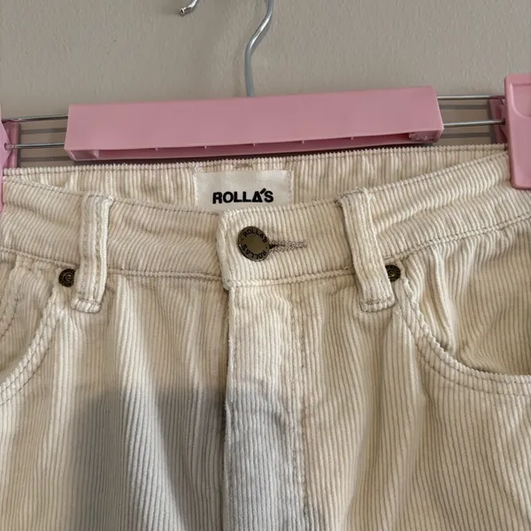 Rolla’s East Coast Flare Jeans Cream - Image 6