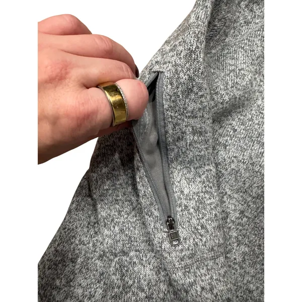 Patagonia Better Sweater‎ Quarter Zip Fleece Pullover Gray Knit Cozy Size S - Image 5