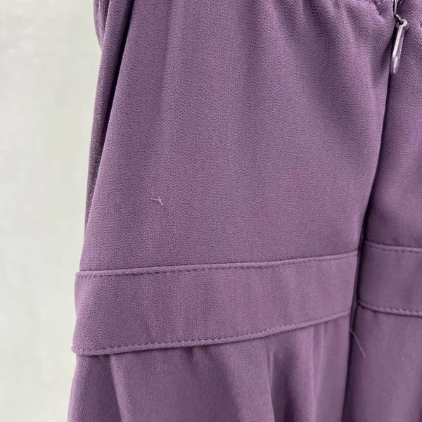 Lulu’s plum short formal dress NWT small halter layers flowy dance wedding party - Image 6