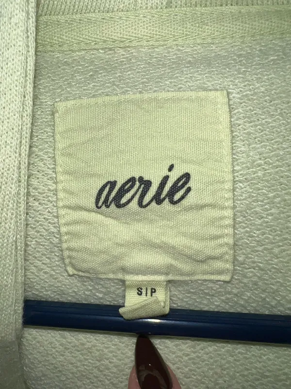 Aerie Side Ruched Hoodie - Image 4