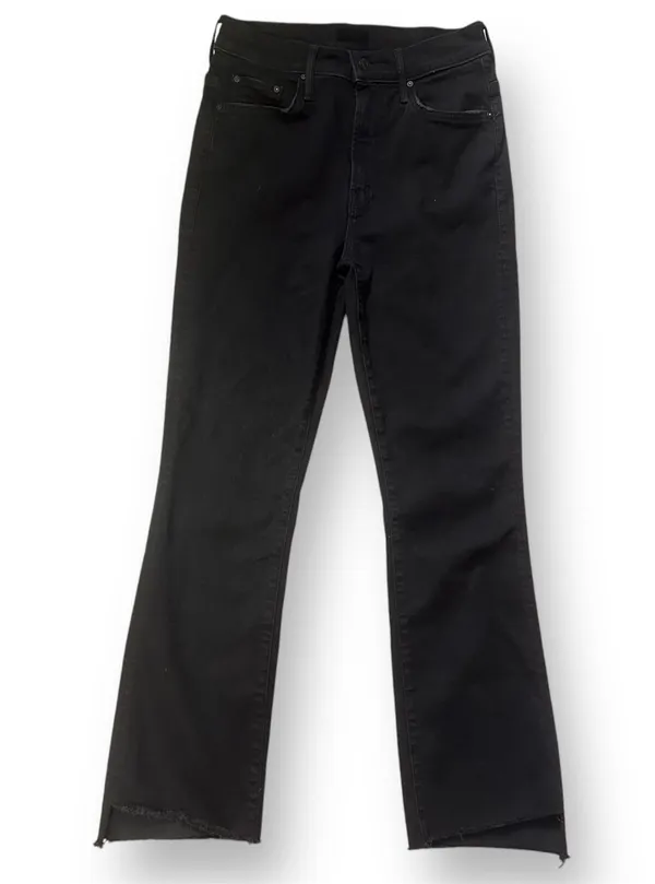 MOTHER The Insider Crop Step Fray Jeans in Not Guilty - Image 4