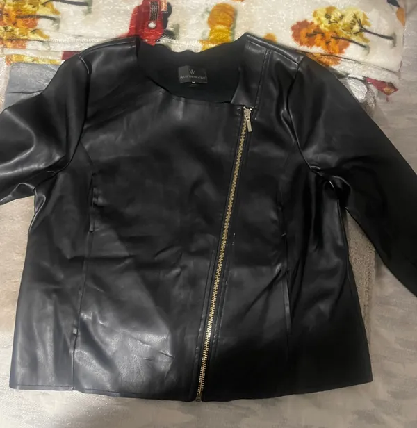 Worthington black Industries faux leather jacket  - Image 4