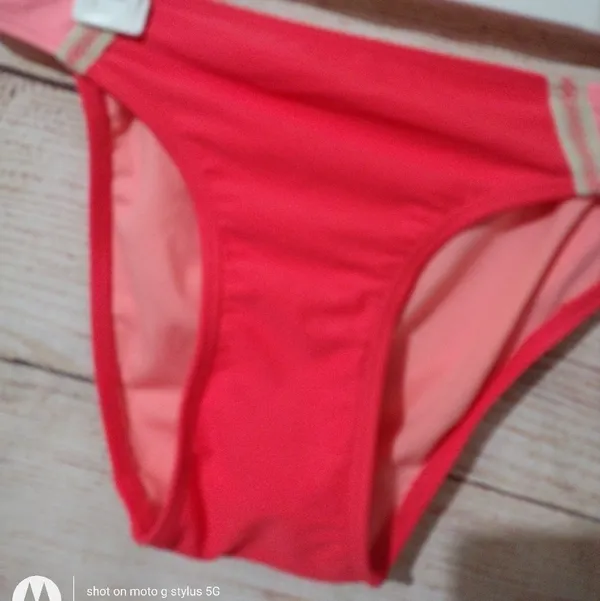 XHILARATION bikini‎ bottom red Sz small - Image 3