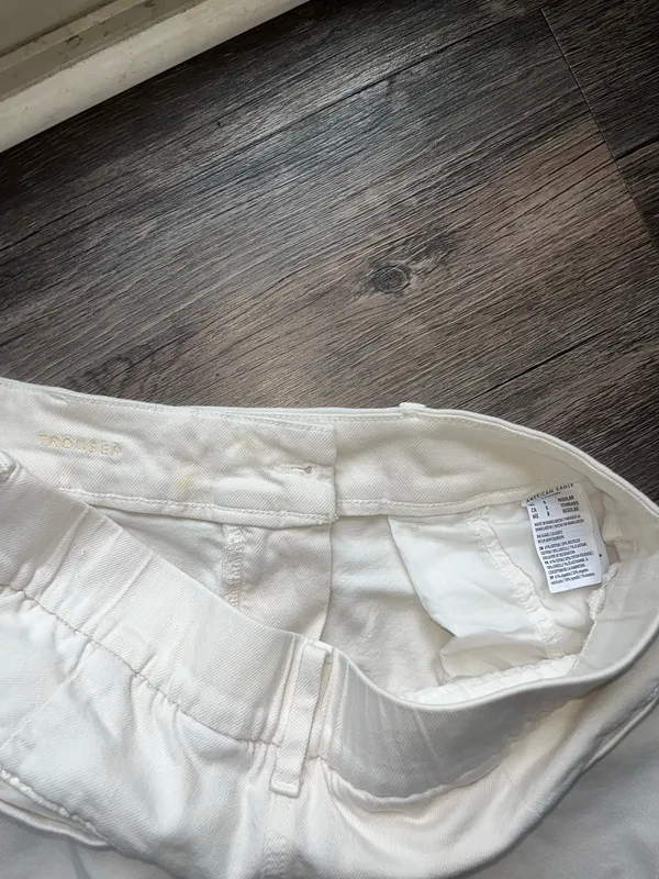 American Eagle White Trouser  - Image 4