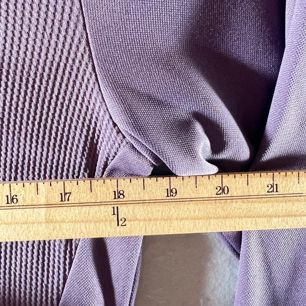 857 | Adidas Golf Full Zip‎ Textured Performance Track Jacket Purple Womens M - Image 4