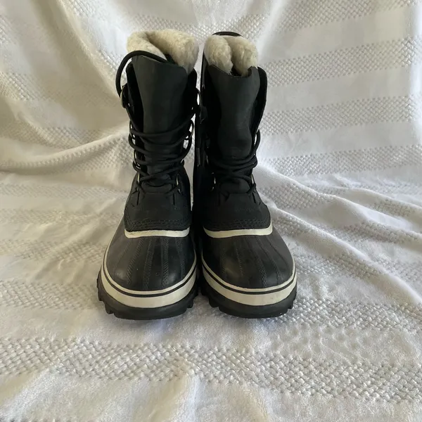 Sorel Waterproof Caribou Fur Boots Size 6.5 - Image 3