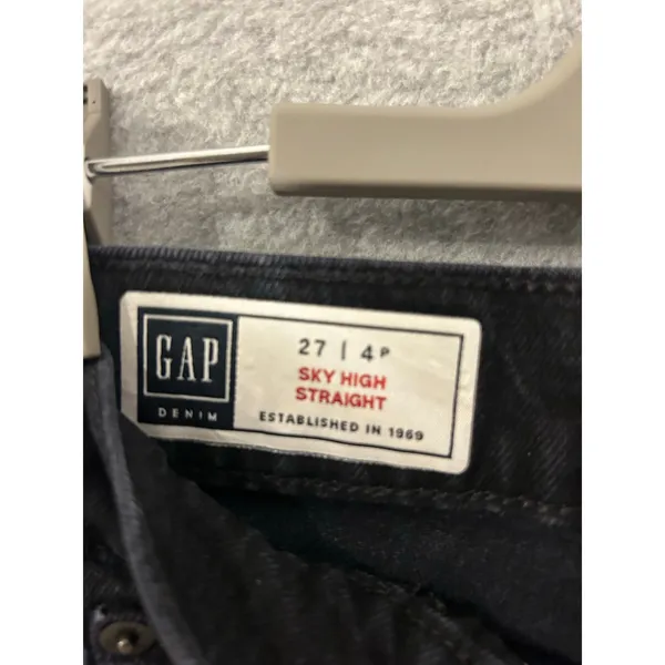 Gap‎ Denim Sky High Straight 27 4R - Image 3