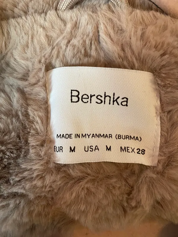 Pink Cropped Fur Coat  - Image 3