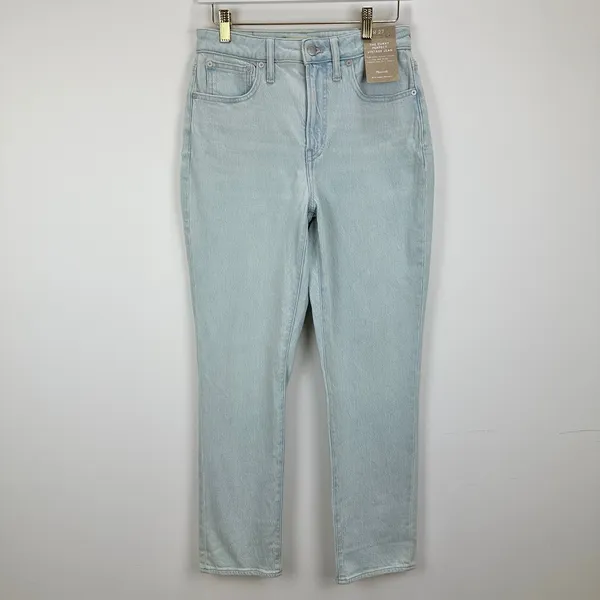 Madewell The Curvy Perfect Vintage Jean Chesthunt Wash Blue High Waist US 27 NWT - Image 7