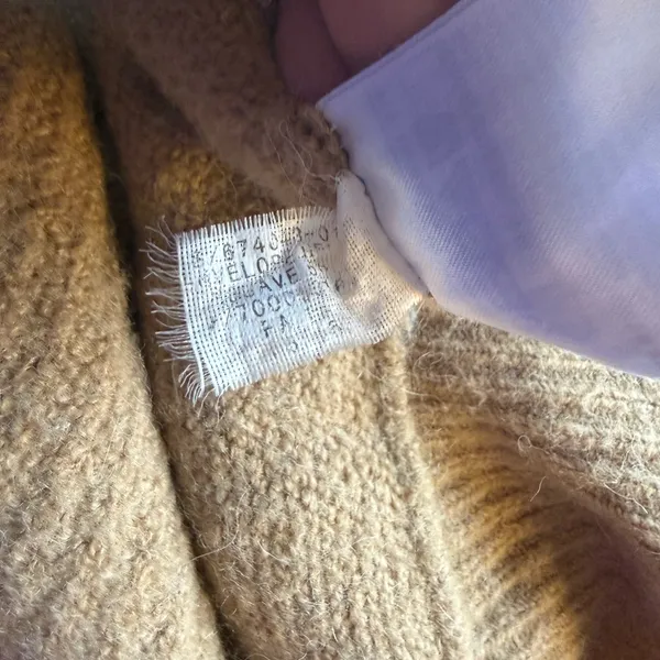 Banana Republic Sleeveless Cowl Turtleneck M Wool Sweater Alpaca Spandex - Image 7