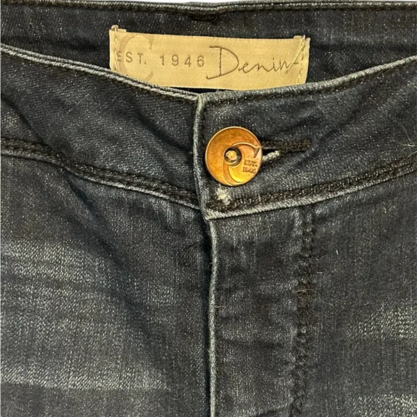 Cato est 1946 Denim Bermuda Shorts Blue Size 16 - Image 3