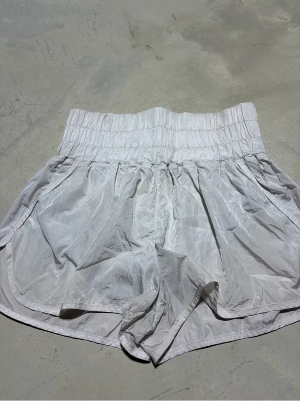 Free people FP movement Lightweight White Women's Elastic-Waist Shorts large - Image 2
