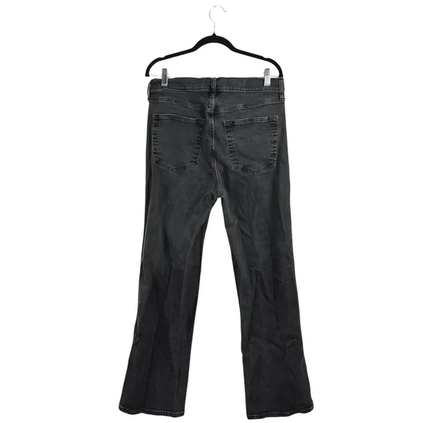 Gap Vintage Flare Women's Black High Rise Straight Leg Denim Jeans Pants Size 32 - Image 2