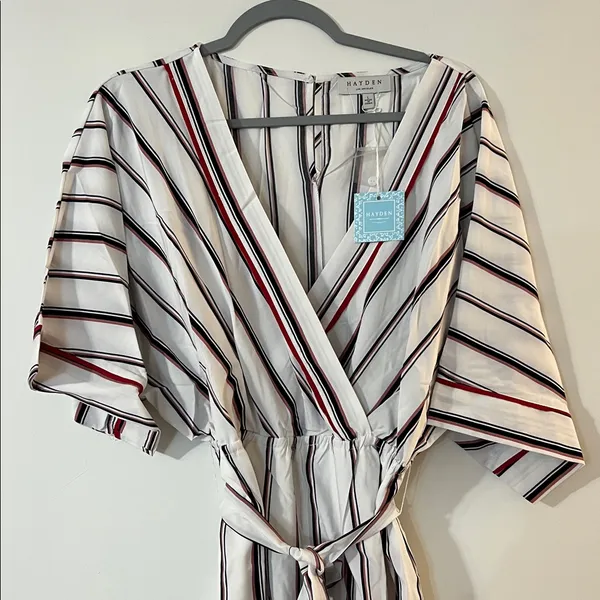 Hayden Multicolor Striped Romper - Image 4